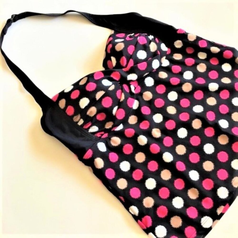 CATALINA TANKINI POLKA-DOT SWIM TOP - Picture 2 of 9